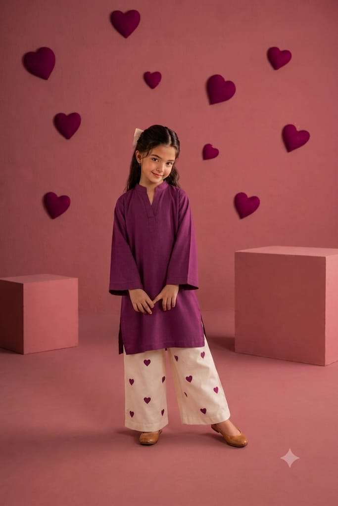 K 2001 COLOR SERIES RAYON KURTI PALAZZO LIKE CORD SET KIDS WEAR WHOLESALER SHOP